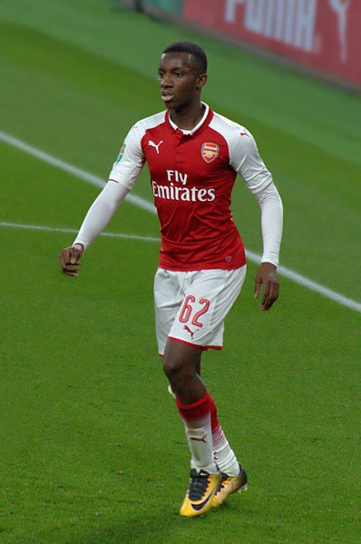 Eddie Nketiah, attaquant d’Arsenal