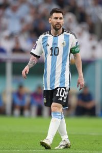 Lionel Messi attaquant de l’Argentine