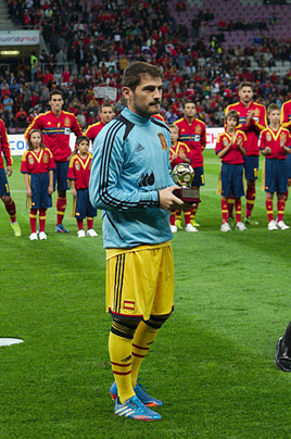 Le gardien de but Iker Casillas